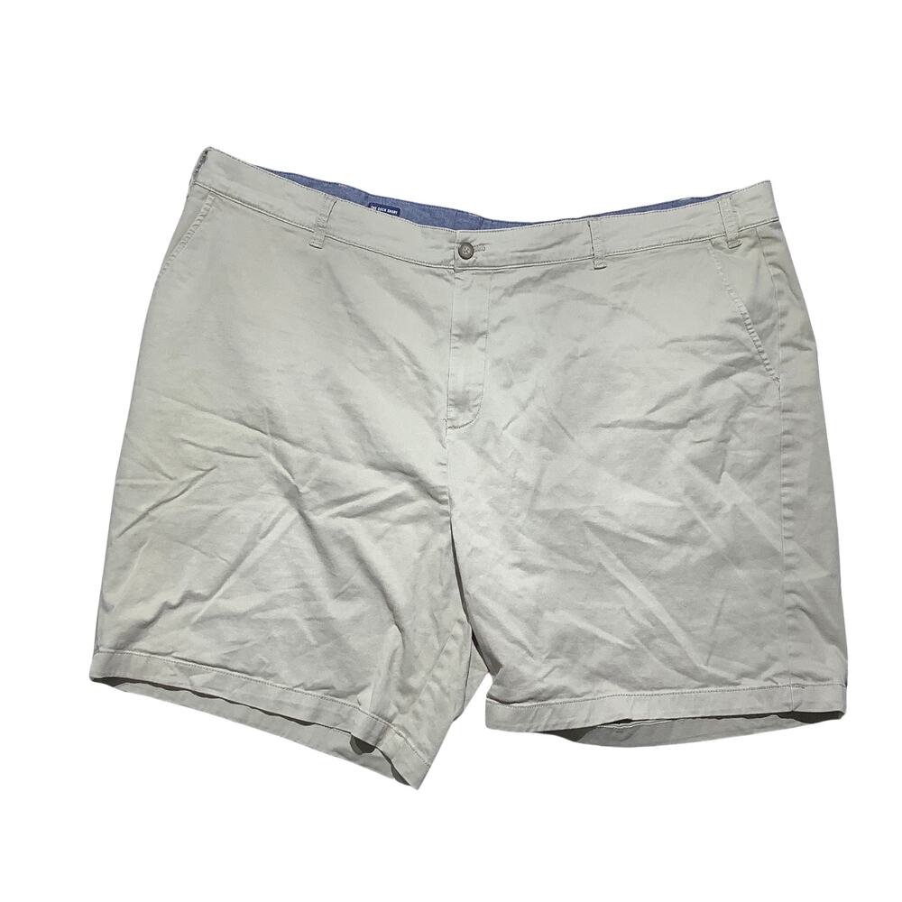 Nautica Men’s 52W Big & Tall Khaki The Deck Shorts — Classic, Preppy, Casual